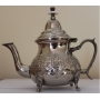 Marokański srebrzony imbryk do zielonej herbaty 400 ml.